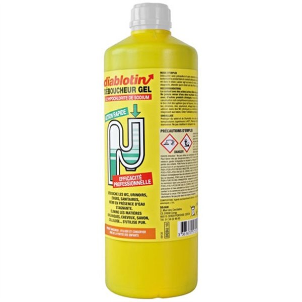 DIABLOTIN - Déboucheur gel 1 L