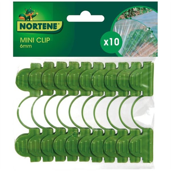 NORTENE - Clip de fixation pour arceaux 6mm x10