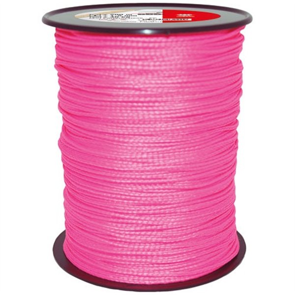 CHAPUIS - Corde polypro. tressée rose Ø1.5 mm bobine 200m