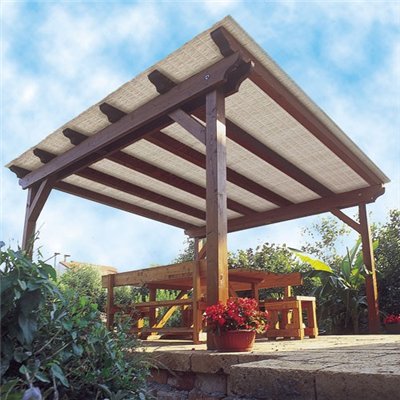 JARDILINE - Multipaille canisse multifonctions 300x90cm café