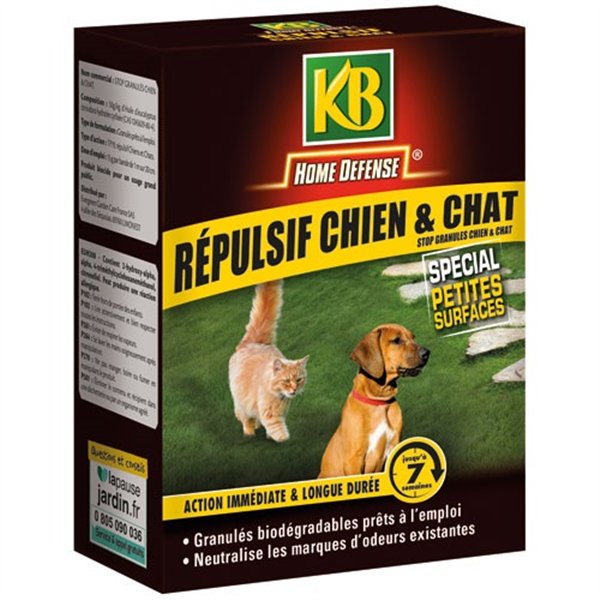 KB HOME DEFENSE - Répulsif chiens et chats en granulés 200 g