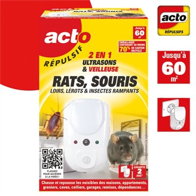 ACTO - Retro ultrason et ondes electromagnet.rats souris insectes