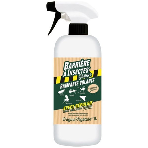 BARRIERE A INSECTES - Barrière insectes rampants volants prêt à l'emploi 1l