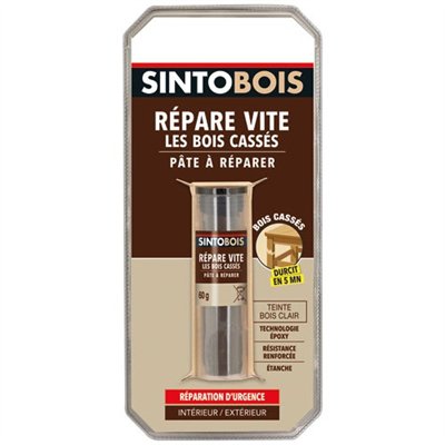 SINTO - Sintobois repare vite bois casses 35g bois clair