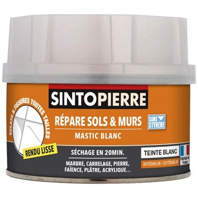 SINTO - Sintopierre répare sols et murs 280g blanc
