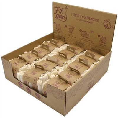 FIL GOOD - Lot de 3 filets 35 x 35 cm