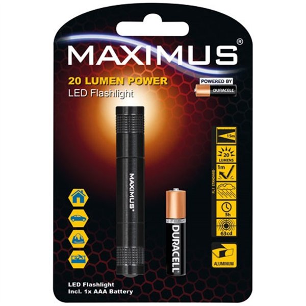 LAMPE TORCHE 20LM 0.5W MAXIMUS