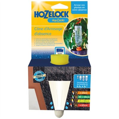 HOZELOCK - Cône arrosage Aquasolo jaune blister