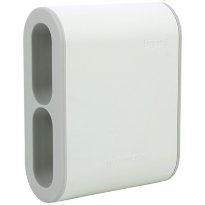 LEGRAND - Quadriplite standard 4 prises latérales 2P 6A blanc/gris