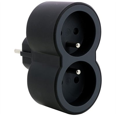 LEGRAND - Biplite FB 2x2P+T standard prises frontales noir