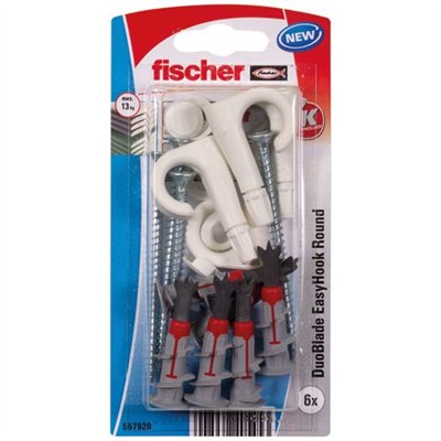 FISCHER - Crochet rond Duoblade easyhook /6 k nv