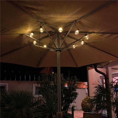 GUIRLANDE SOLAIRE 30LM TYPE SPHERIQUE (Vendu par 1)