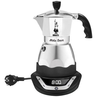 BIALETTI - Cafetière italienne électrique 3 tasses - Moka Timer