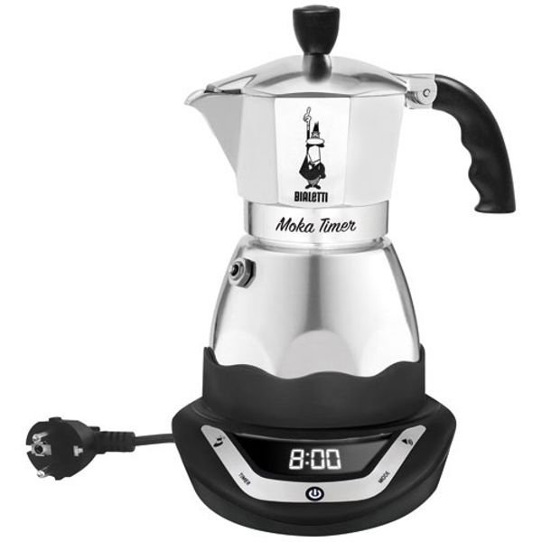 BIALETTI - Cafetière italienne électrique 3 tasses - Moka Timer