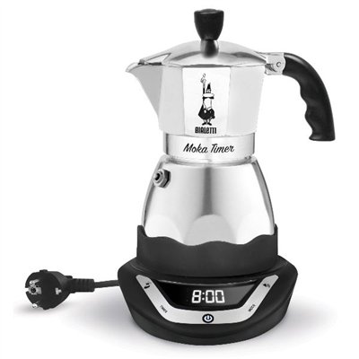 BIALETTI - Cafetière italienne électrique 6 tasses - Moka Timer