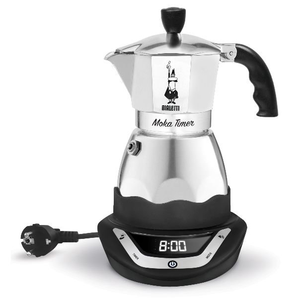 BIALETTI - Cafetière italienne électrique 6 tasses - Moka Timer