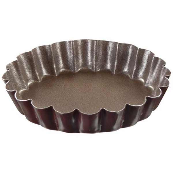 GOBEL - Moule à tartelette cannelée 12 cm - Acier antiadhérent