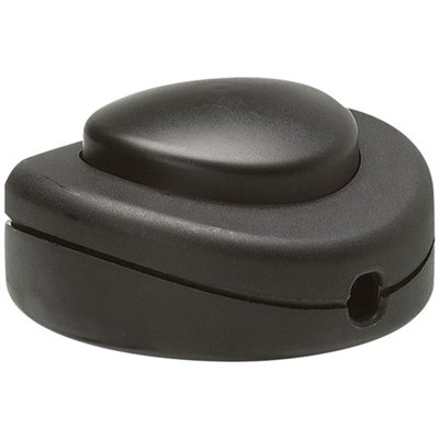 LEGRAND - Interrupteur pour lampe pied carré noir