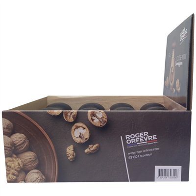 ROGER ORFEVRE - Display 12 Casse-noix & Noisettes Bois - Champignon