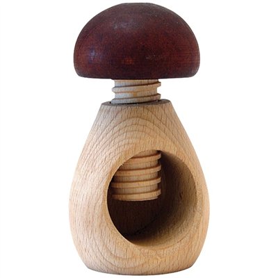 ROGER ORFEVRE - Display 12 Casse-noix & Noisettes Bois - Champignon