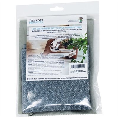 TISSAGES DE BEAULIEU - Torchon microfibre robinetterie x2