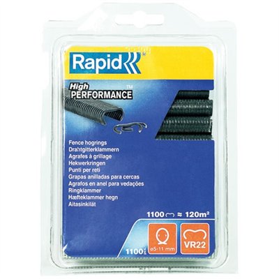 RAPID - Agrafe grillage vr22 anthracite boite de 1100