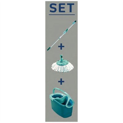 LEIFHEIT - Balai lave sol Clean Twist Mop Ergo