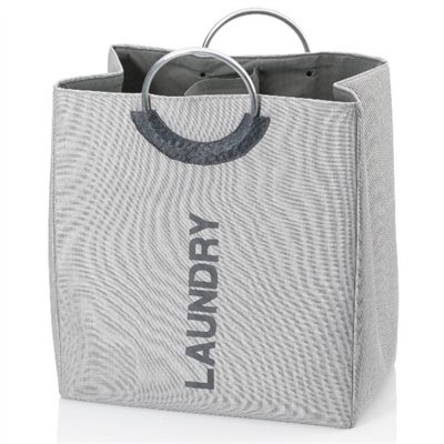 KELA - Sac à linge Gris Rocher - Palma