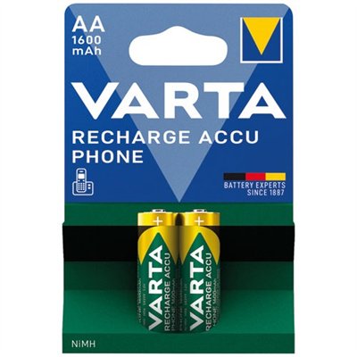 VARTA - Accus phone LR06 / AA T399 1600MAH blister de 2