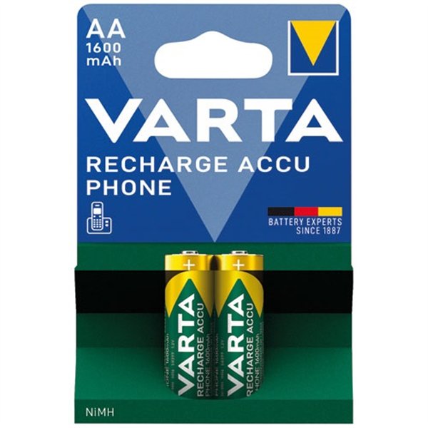 VARTA - Accus phone LR06 / AA T399 1600MAH blister de 2