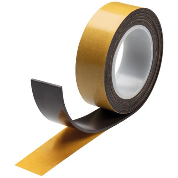 INOFIX - Bande magnétique adhésive 19mm x 1m