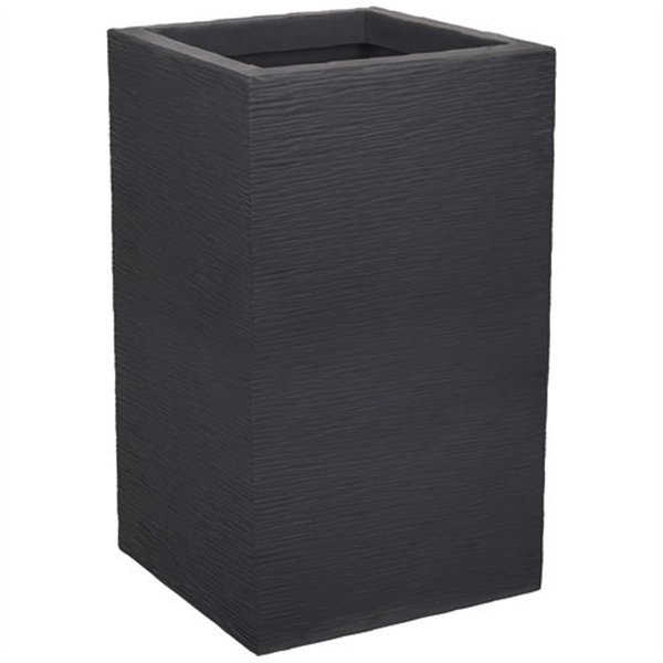 EDA - Pot carré haut Graphit up 36l 29.5x29.5x49.5 cm anthracite