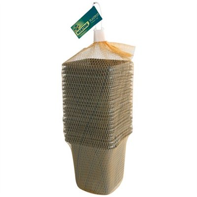 NORTENE - Plastpot 20 pots carrés noir 7 x 7 x 6 cm