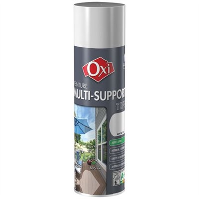 OXI - Peinture top 3 multi supports satin 400ml aluminium