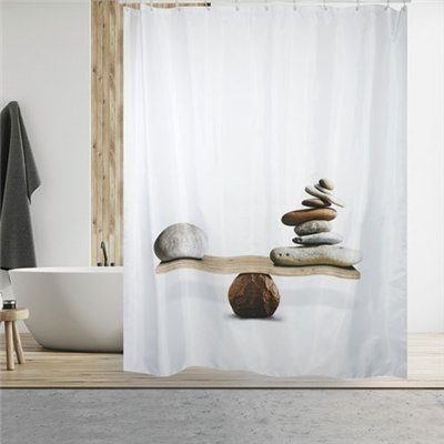 MSV - Rideau polyester 180x200cm Spirit
