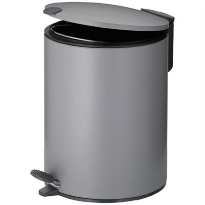 KELA - Poubelle 5 L Gris Clair - Mats