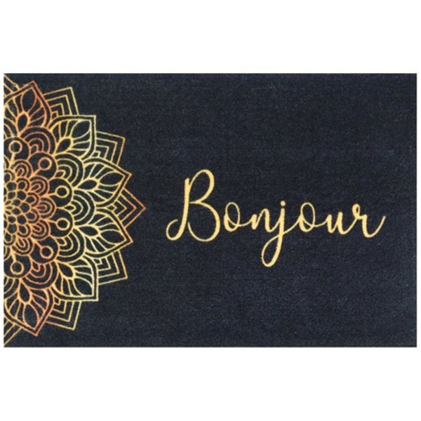 IDMAT - Tapis boston 50x80cm mandala bonjour