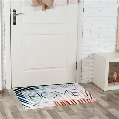 IDMAT - Tapis boston 50x80cm fleur home