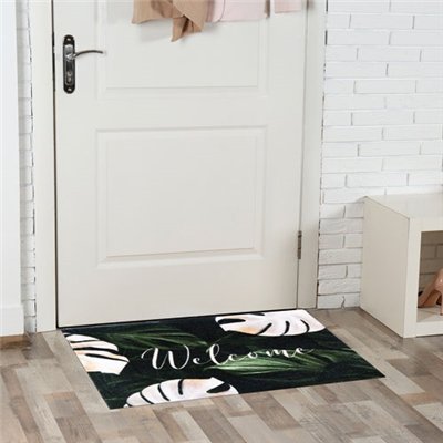 IDMAT - Tapis boston 50x80cm jungle welcome