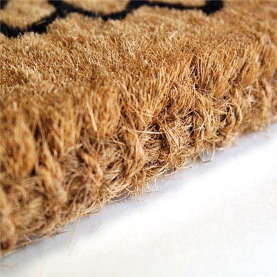 IDMAT - Tapis coco naturel 45x75cm épaisseur 35mm home carreau