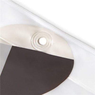 RAYEN - Rideau douche 180x200cm peva gris beige