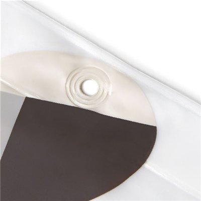 RAYEN - Rideau douche 180x200cm peva gris beige