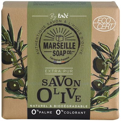 MARSEILLE SOAP - Savon de Marseille olive Ecocert 100 g