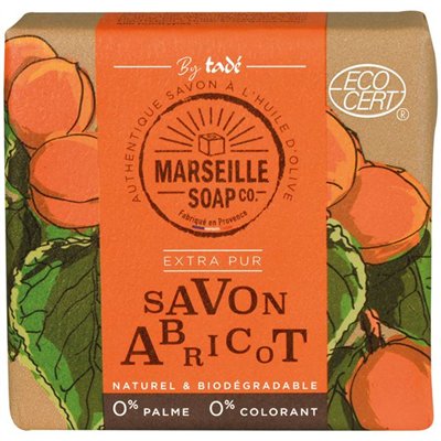 MARSEILLE SOAP - Savon de Marseille abricot Ecocert 100 g