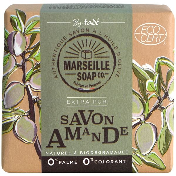 MARSEILLE SOAP - Savon de Marseille amande Ecocert 100 g