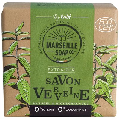 MARSEILLE SOAP - Savon de Marseille verveine Ecocert 100 g