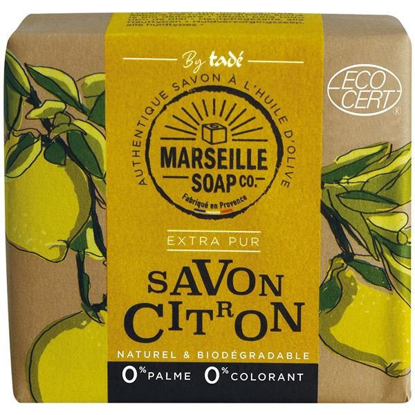 MARSEILLE SOAP - Savon de Marseille citron Ecocert 100 g