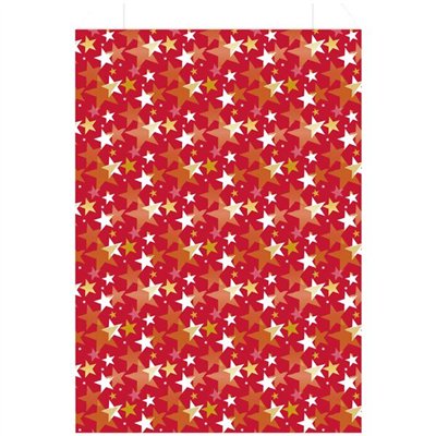 LES COULEURS DE L'EMBALLAGE - Sachet cadeau étoile 186x35cm
