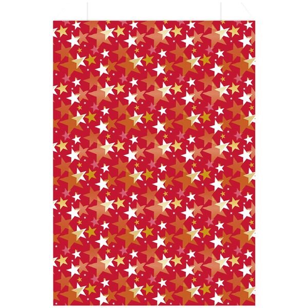 LES COULEURS DE L'EMBALLAGE - Sachet cadeau étoile 186x35cm