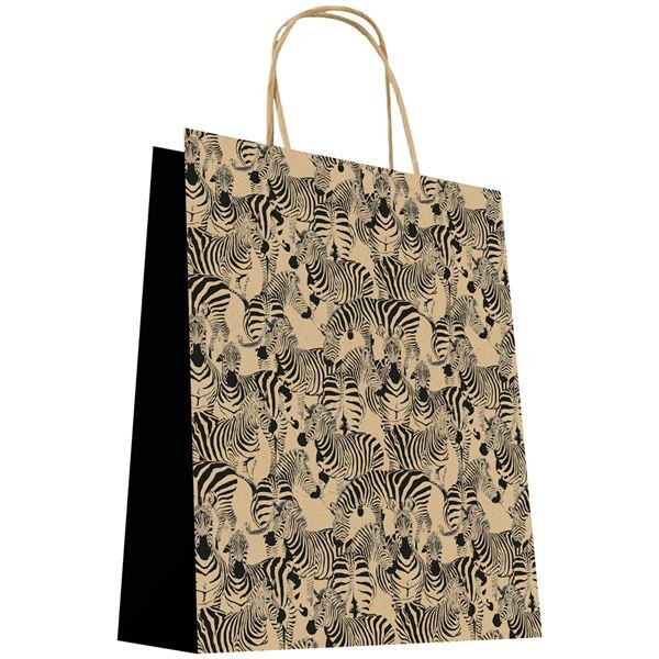 LES COULEURS DE L'EMBALLAGE - Sac cabas herbe 24x32cm